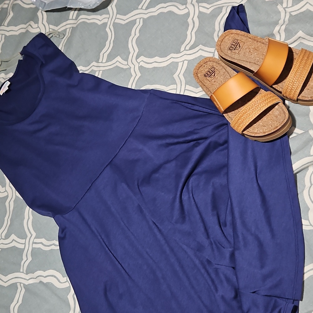 LuLaRoe Royal Blue Maxi Dress